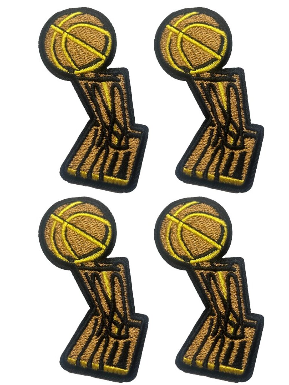 4 pcs NBA Finals Trophy Logo Jersey Patch